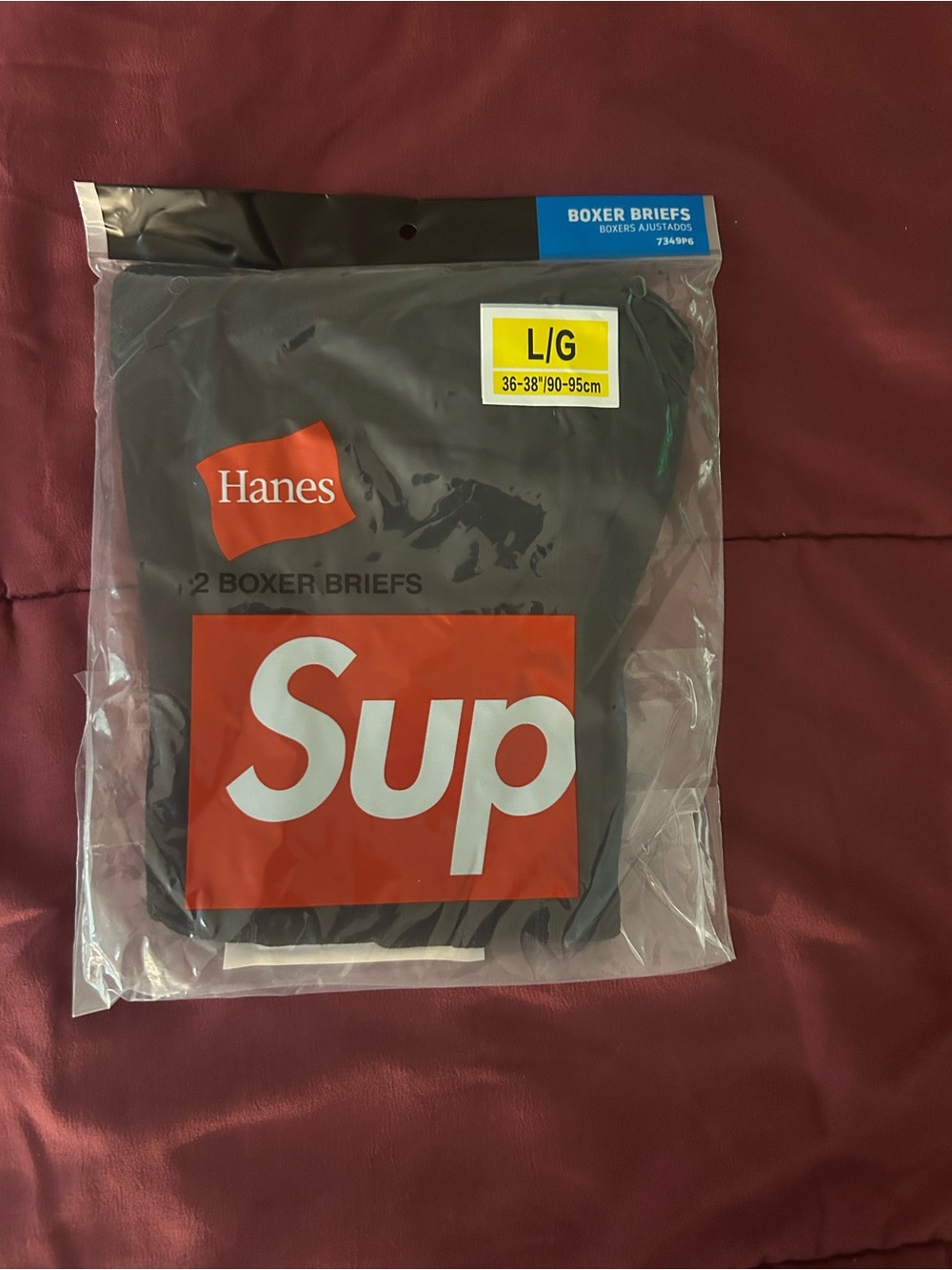 Black supreme boxers 2-pack